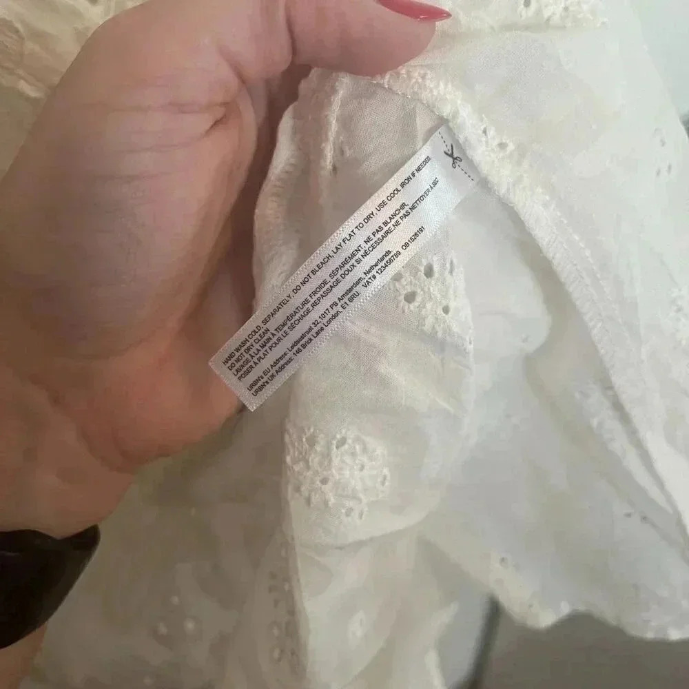Maeve by Anthropologie Eyelet Balloon Sleeve Kimono - Picture 10 of 10